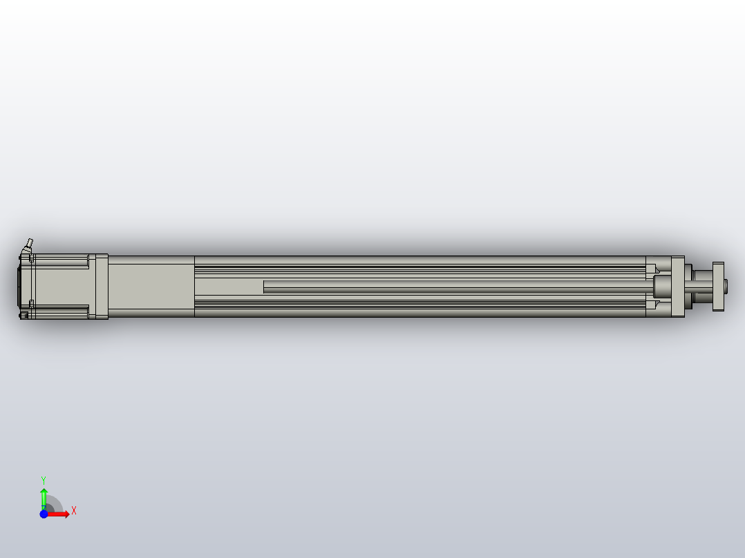 伺服电缸SOE63-L10-C-S450-D-FG-P75-D3前视图