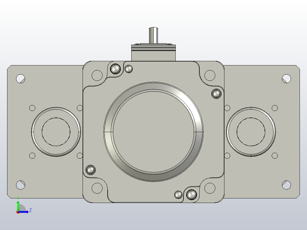 伺服电缸SOE63-L10-C-S450-D-FG-P75-D3左视图