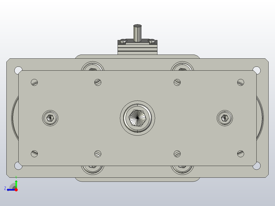 伺服电缸SOE63-L10-C-S450-D-FG-P75-D3右视图