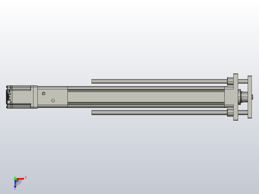 伺服电缸SOE63-L10-C-S450-D-FG-P75-D3俯视图