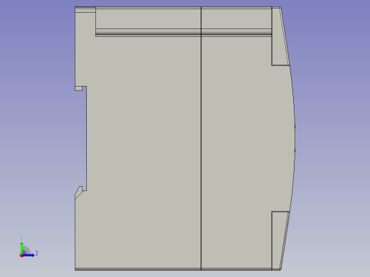 PLC主机汇川H1U-1410MR-XP左视缩略图
