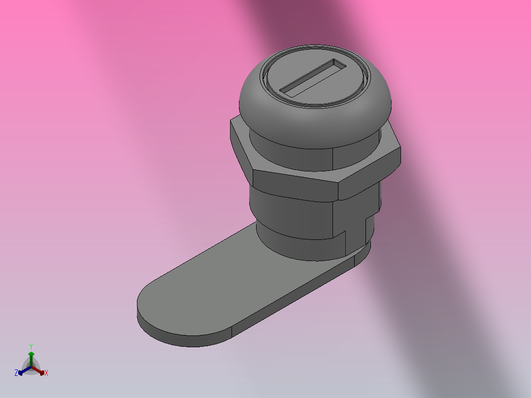 MS733[MS733]锁正等轴测图