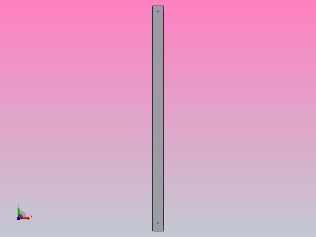 非标机械钣金结构件前视图