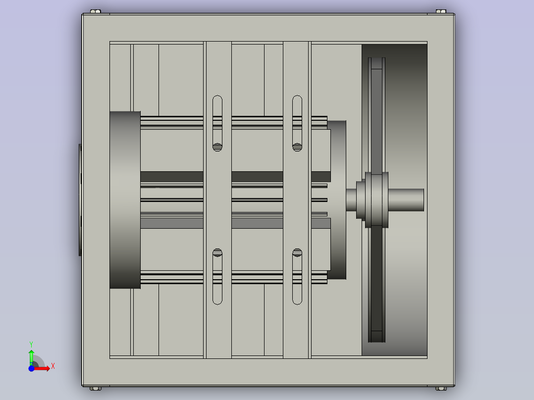 肉丸加工用碎肉机前视图