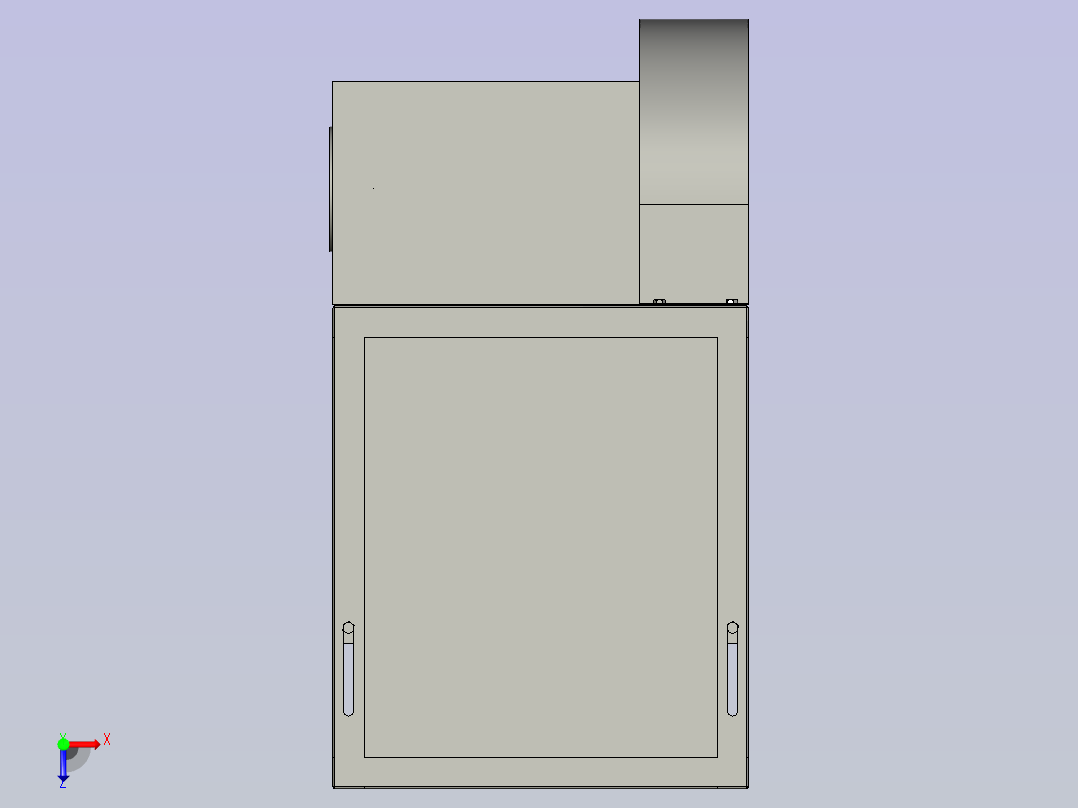 肉丸加工用碎肉机俯视图