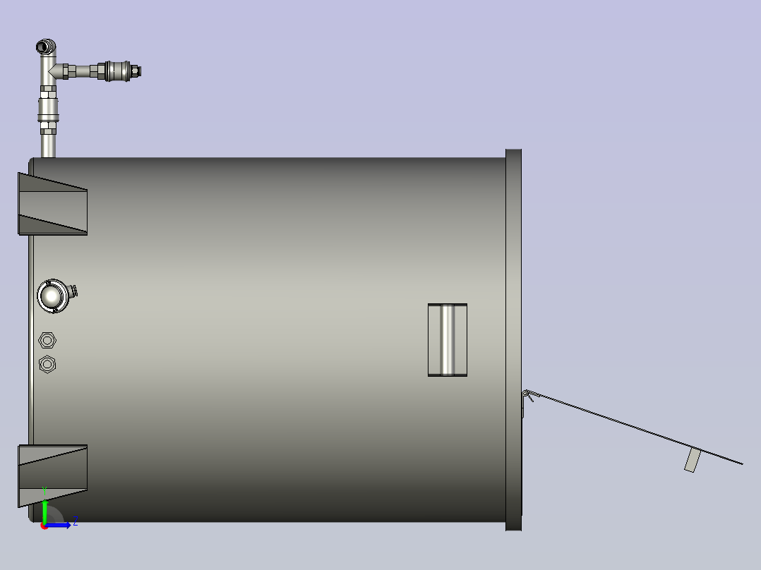 32DE-G02-11石蜡预熔罐左视图