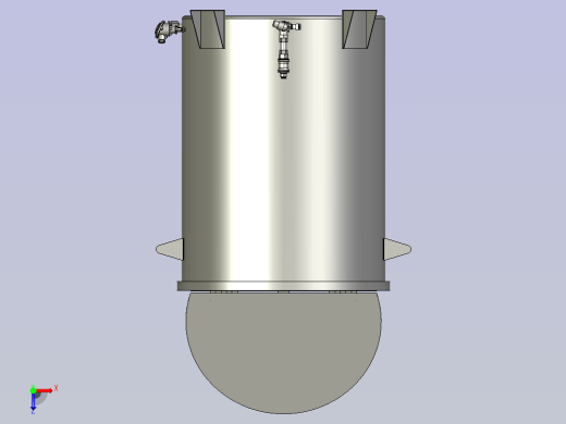 32DE-G02-11石蜡预熔罐俯视缩略图