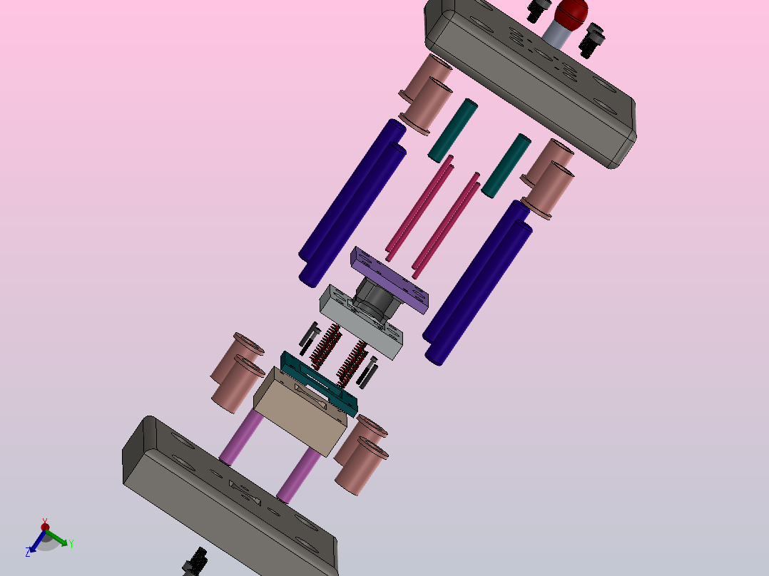17 冲压模具 (88)主视图