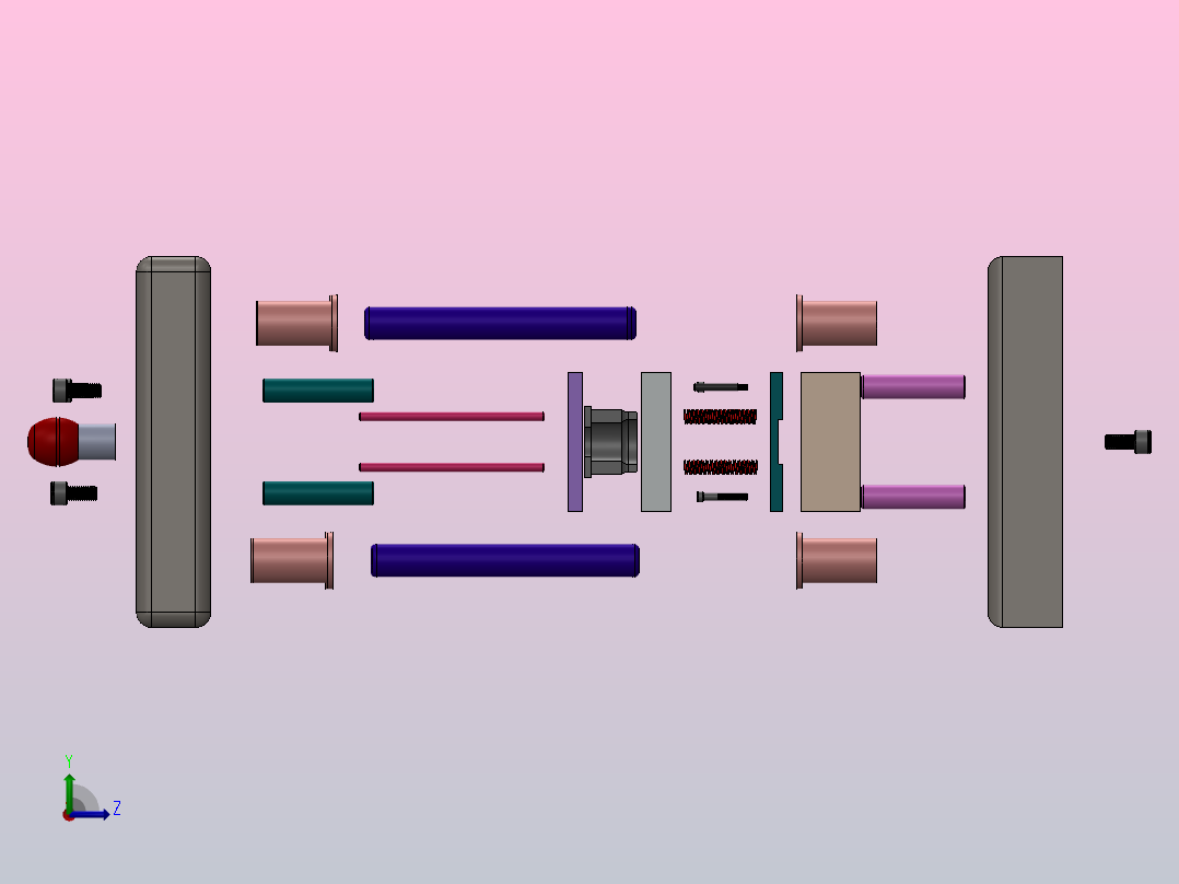 17 冲压模具 (88)左视图