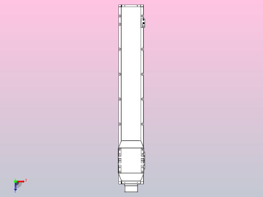 滚珠丝杠直线轴内置导轨TPA-GCR-150-2010C-L800-MP-M75-N3俯视缩略图