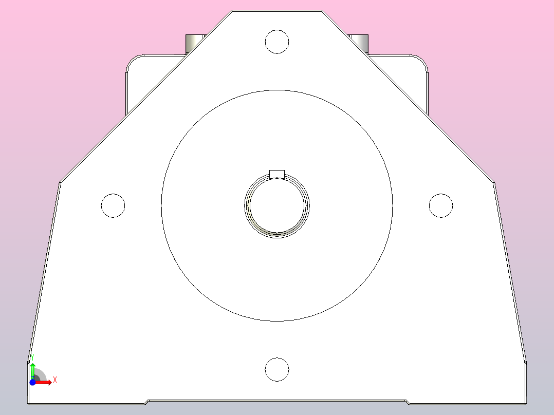 PV2R3底座安装型油泵[PV2R3-60-L-RRR]前视图