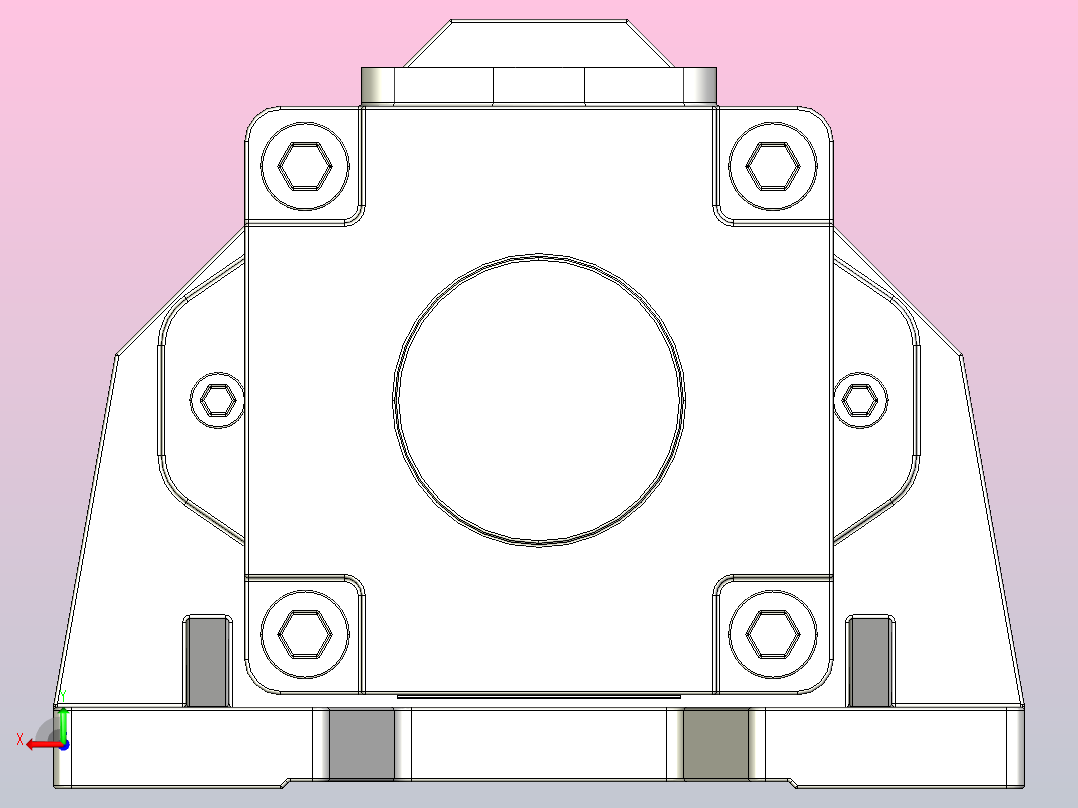 PV2R3底座安装型油泵[PV2R3-60-L-RRR]后视图