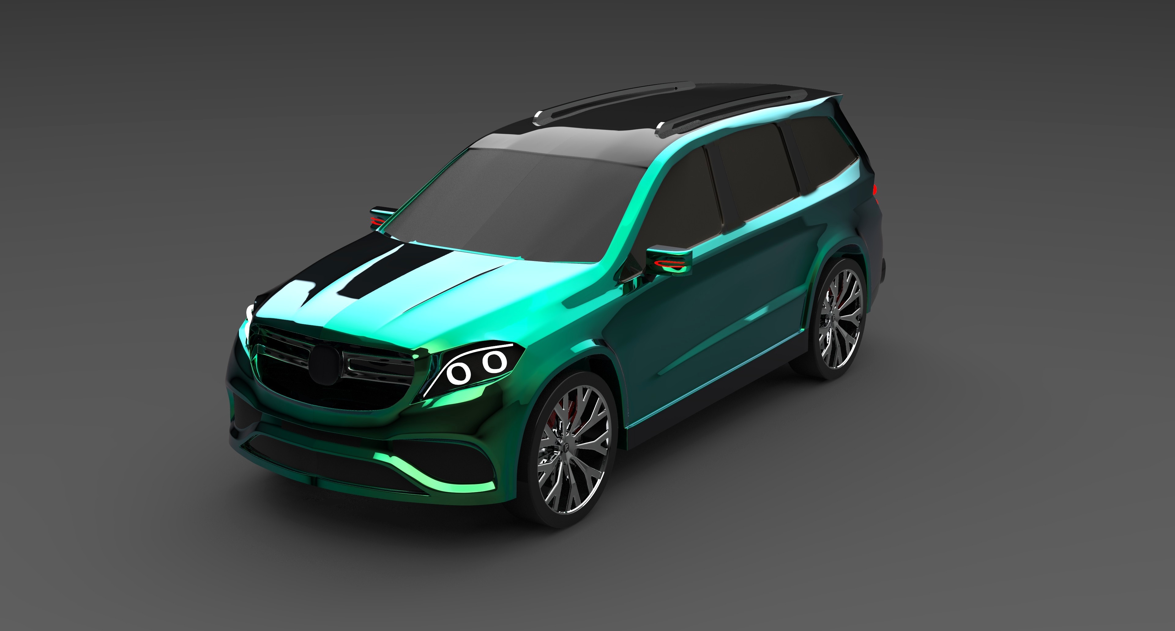 奔驰SUV catia