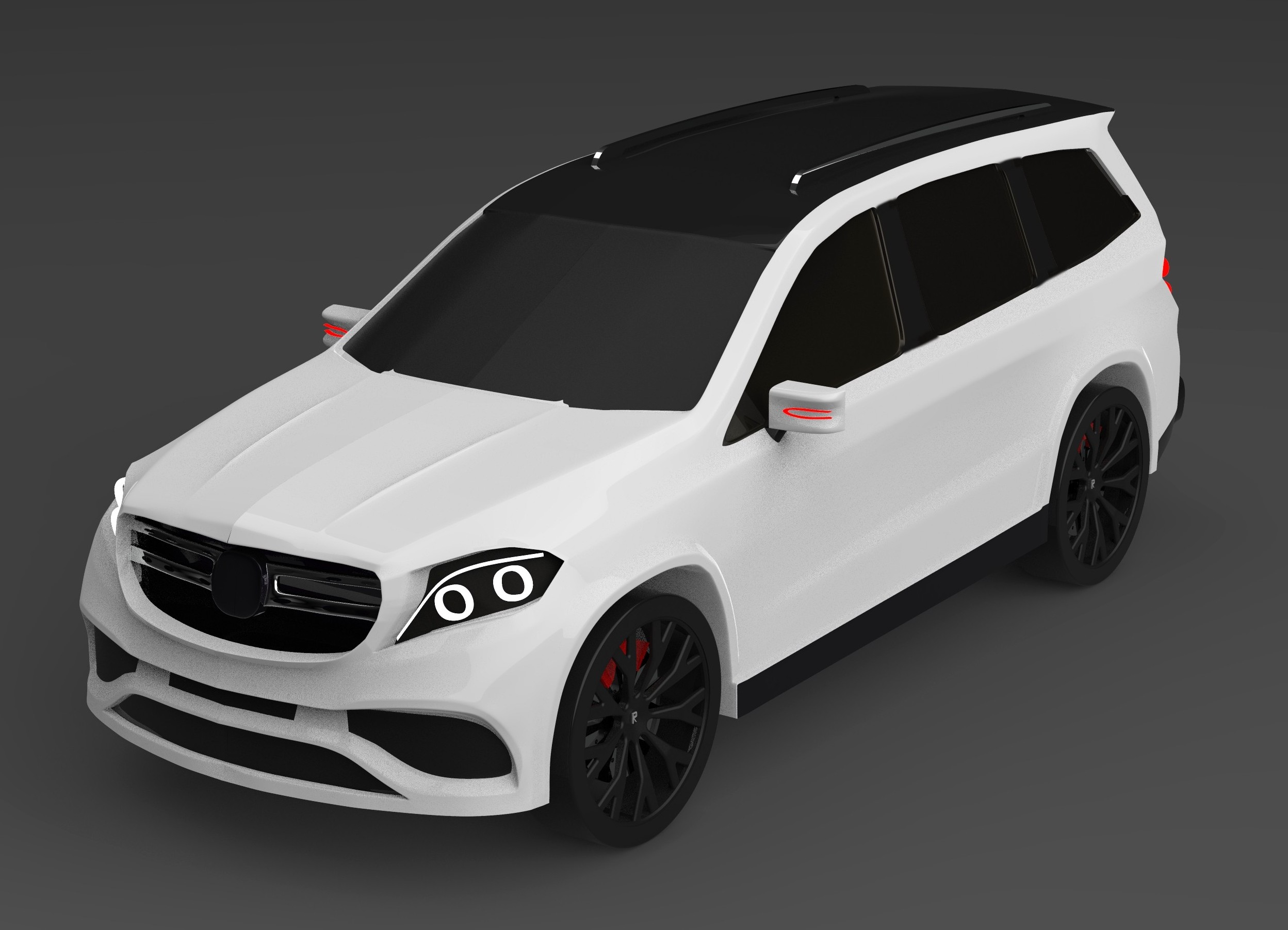 奔驰SUV catia