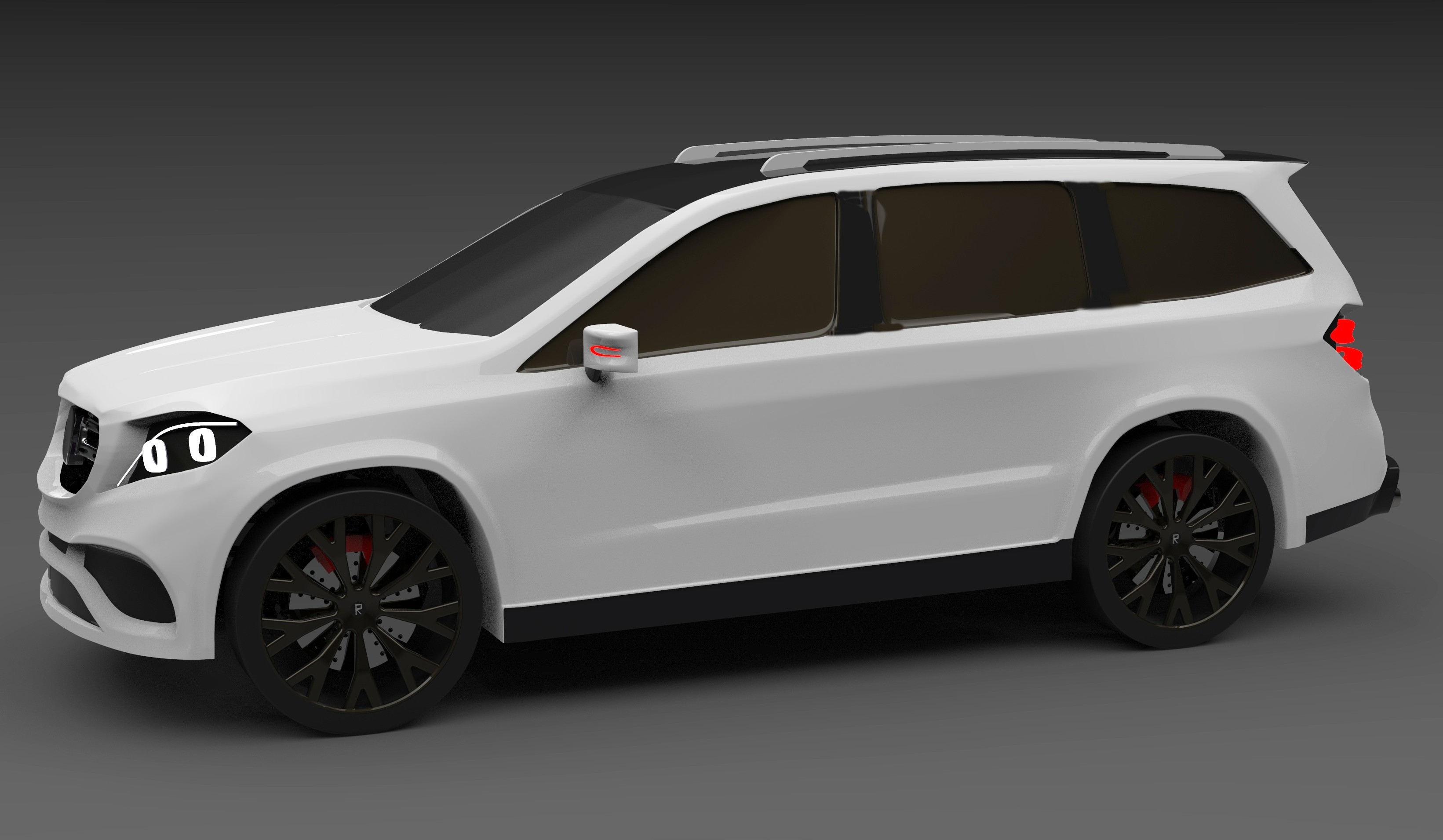 奔驰SUV catia