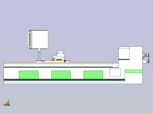 C845B 机床三维模型后视缩略图