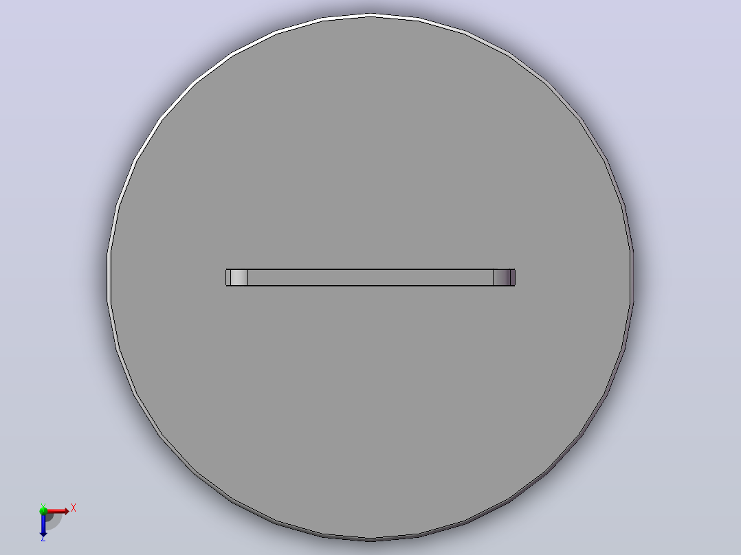 大通量滤芯俯视图