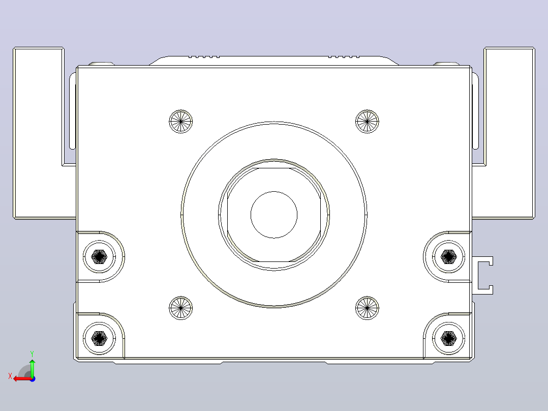 钢基模组TPA-KNR-8610C-540A1-M-H0S0后视图