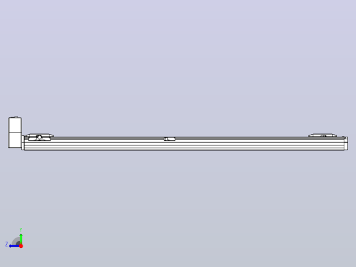 皮带直线轴双滑块型TPA-GCBS-80-P60-L600-RU-M20-N3右视缩略图