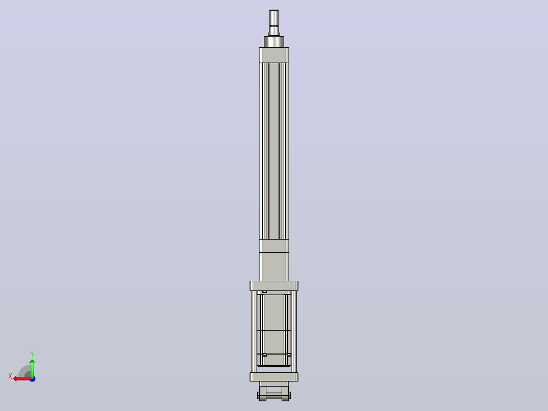 轻载电动缸TPA-ESR40-1210C-L200-M-CB-W-P40-C3后视图
