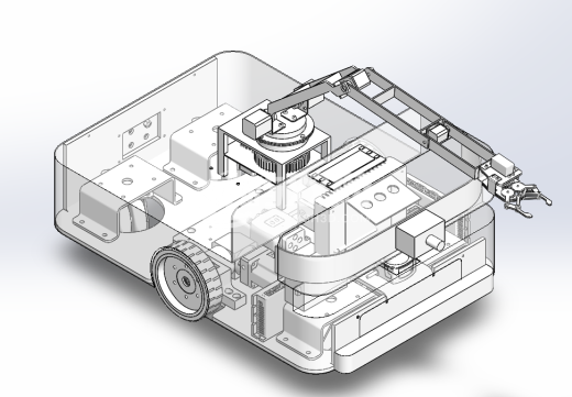 智能物料搬运小车三维+CAD+说明书缩略图