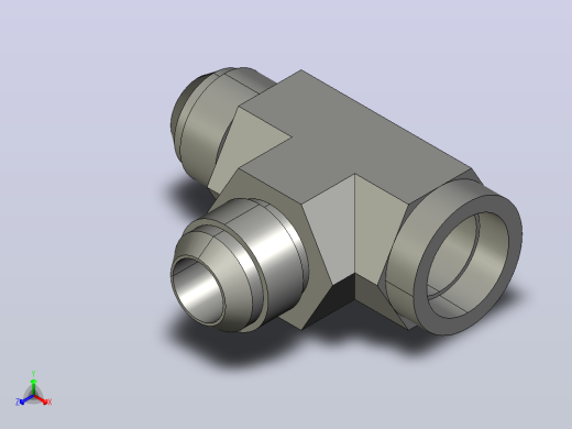 12 mtx s硬管接头正等轴测缩略图