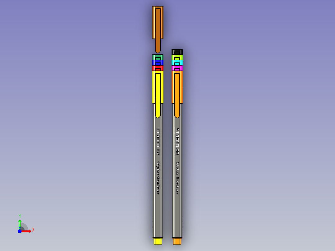 施德楼 triplus Fineliner 套装 10前视图