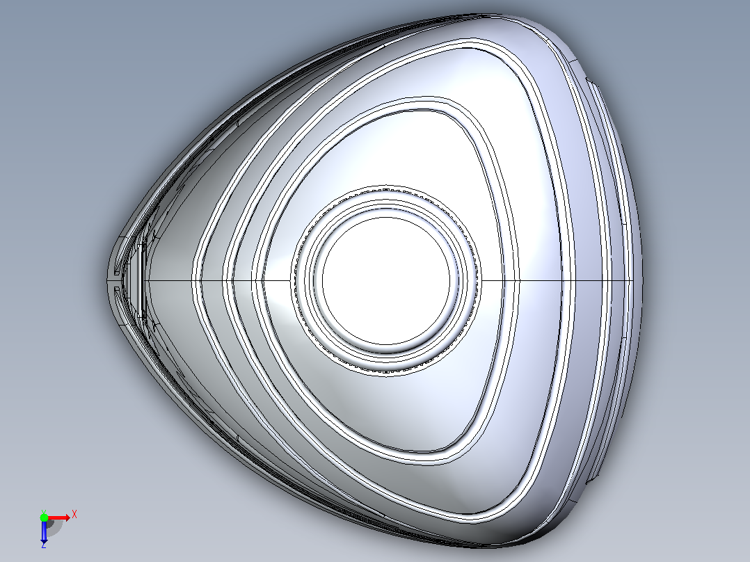 2升瓶子模型俯视图