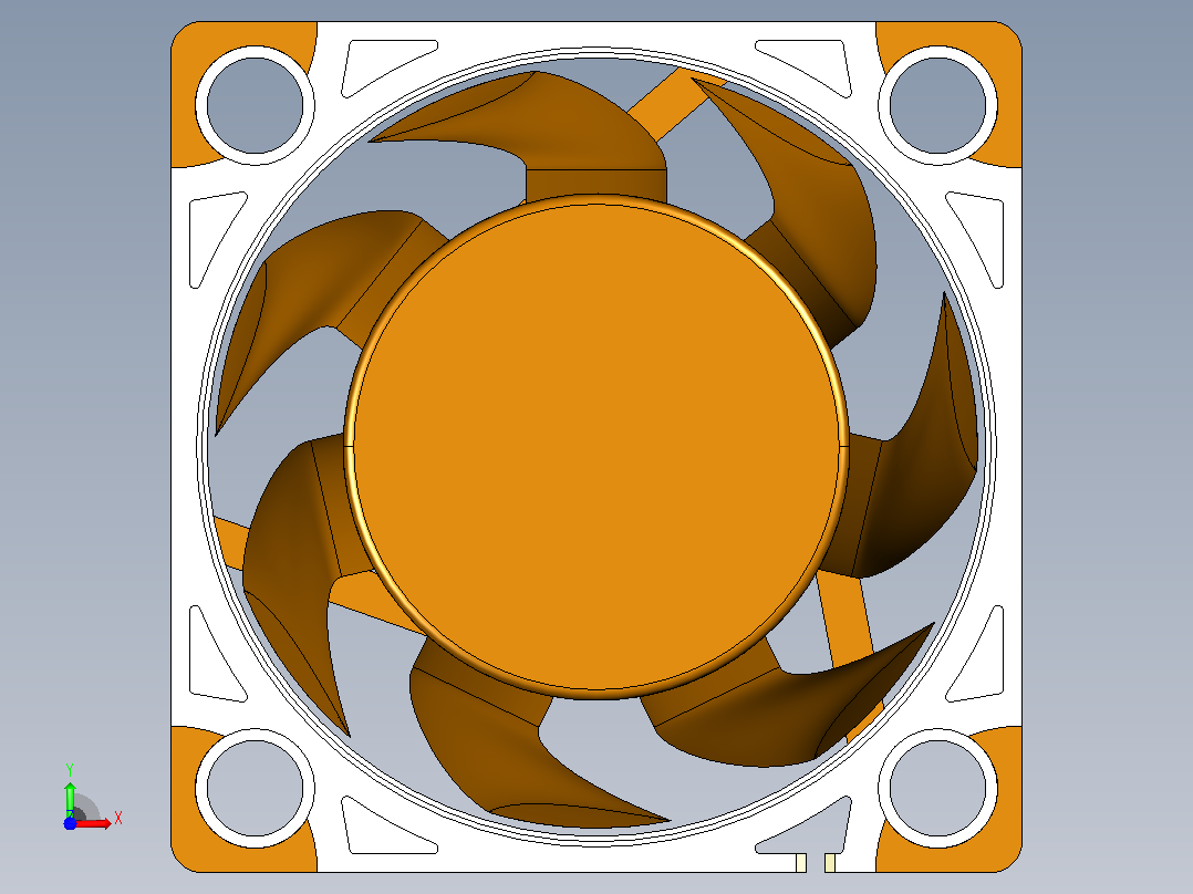Noctua 40mm毫米x 20mm毫米5v直流风扇前视图
