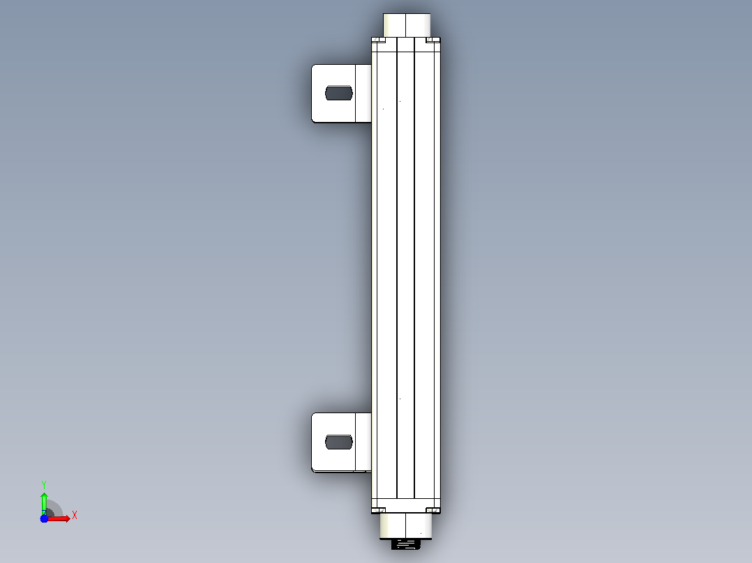 XTN2010（总高：270mm）安全光栅前视图