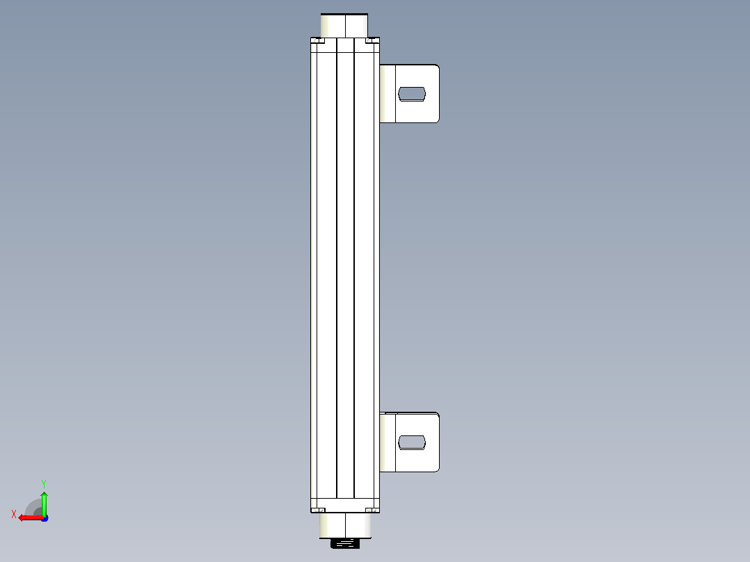 XTN2010（总高：270mm）安全光栅后视图