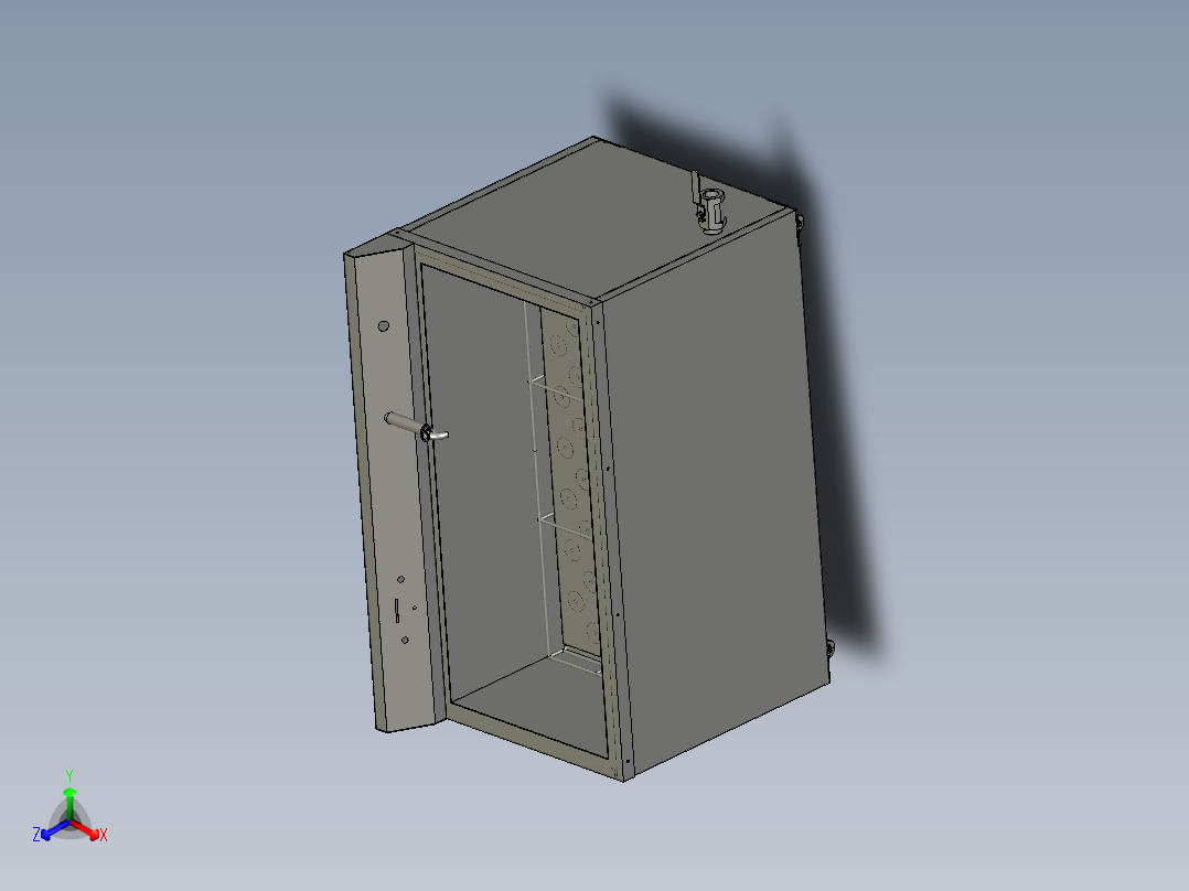 超声波清洗机3D图纸设计H392