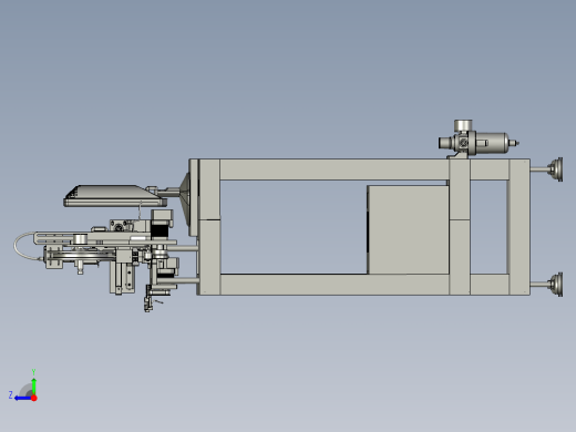 热封编带机3D模型右视缩略图
