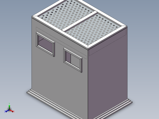 solidworks 钣金＋焊件 垃圾箱