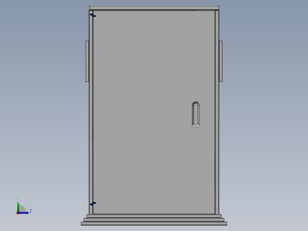 solidworks 钣金＋焊件 垃圾箱左视图