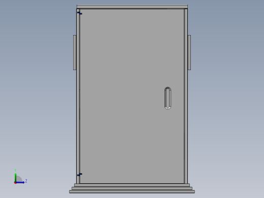 solidworks 钣金＋焊件 垃圾箱左视缩略图