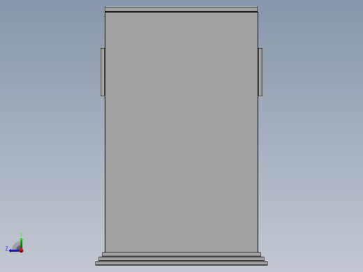 solidworks 钣金＋焊件 垃圾箱右视缩略图