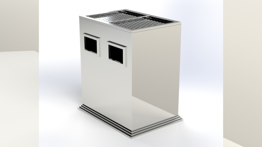 solidworks 钣金＋焊件 垃圾箱缩略图