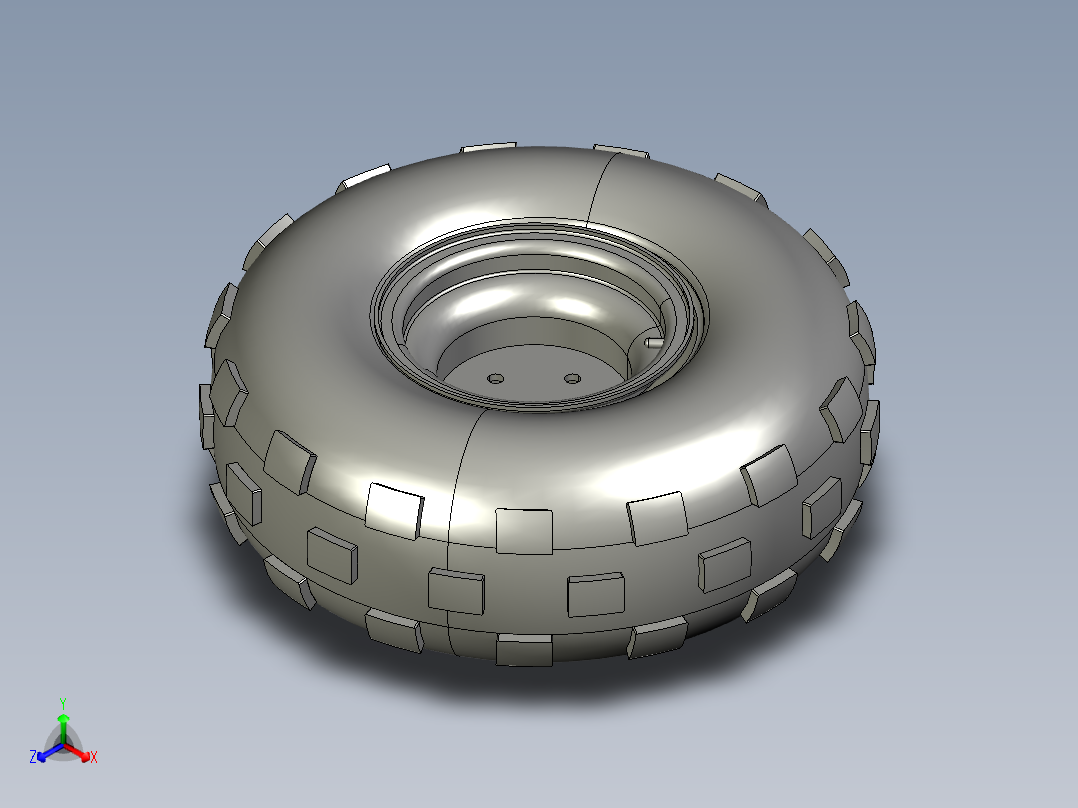 catia 汽车轮胎3d模型