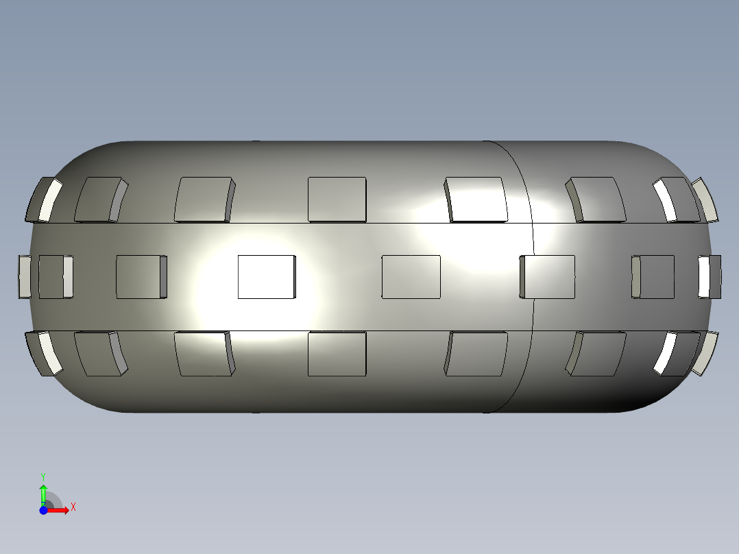 catia 汽车轮胎3d模型前视图
