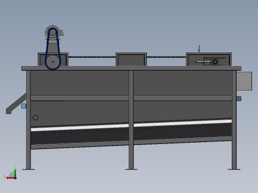 提纯分离器设计模型后视缩略图