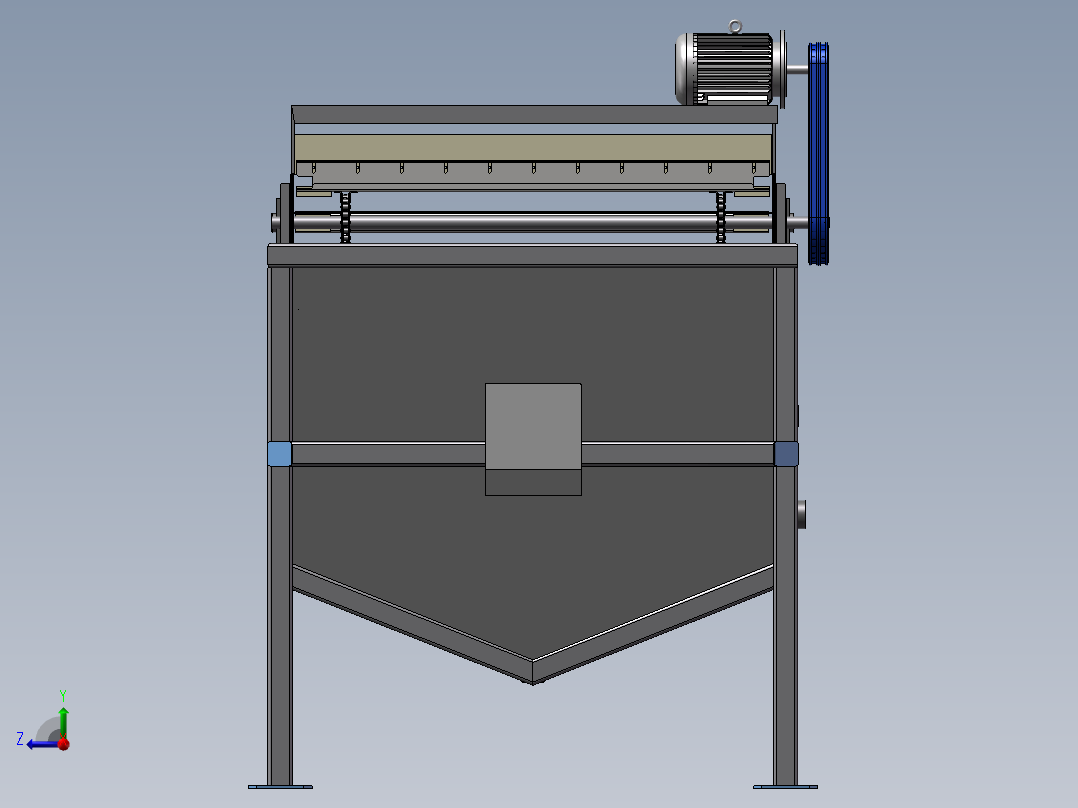 提纯分离器设计模型右视图
