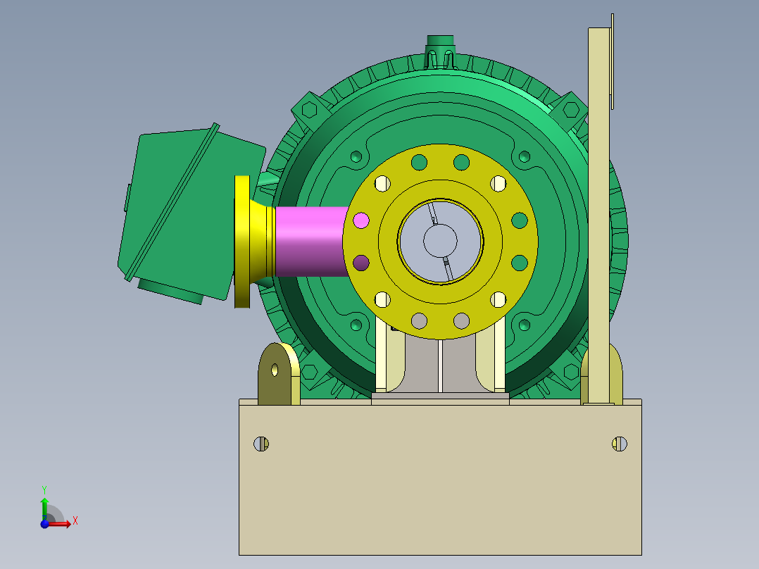 卧式泵系统SW2014前视图