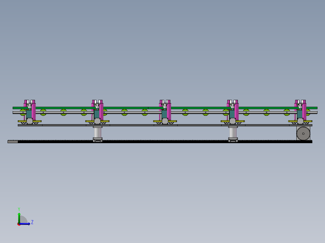 板材送料夹钳装置的设计(全部结清）左视图