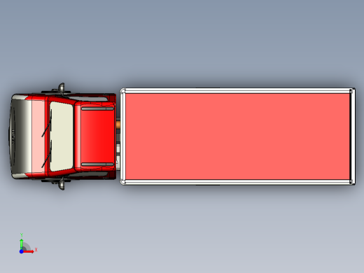36-发电机用卡车 3d模型图纸前视缩略图