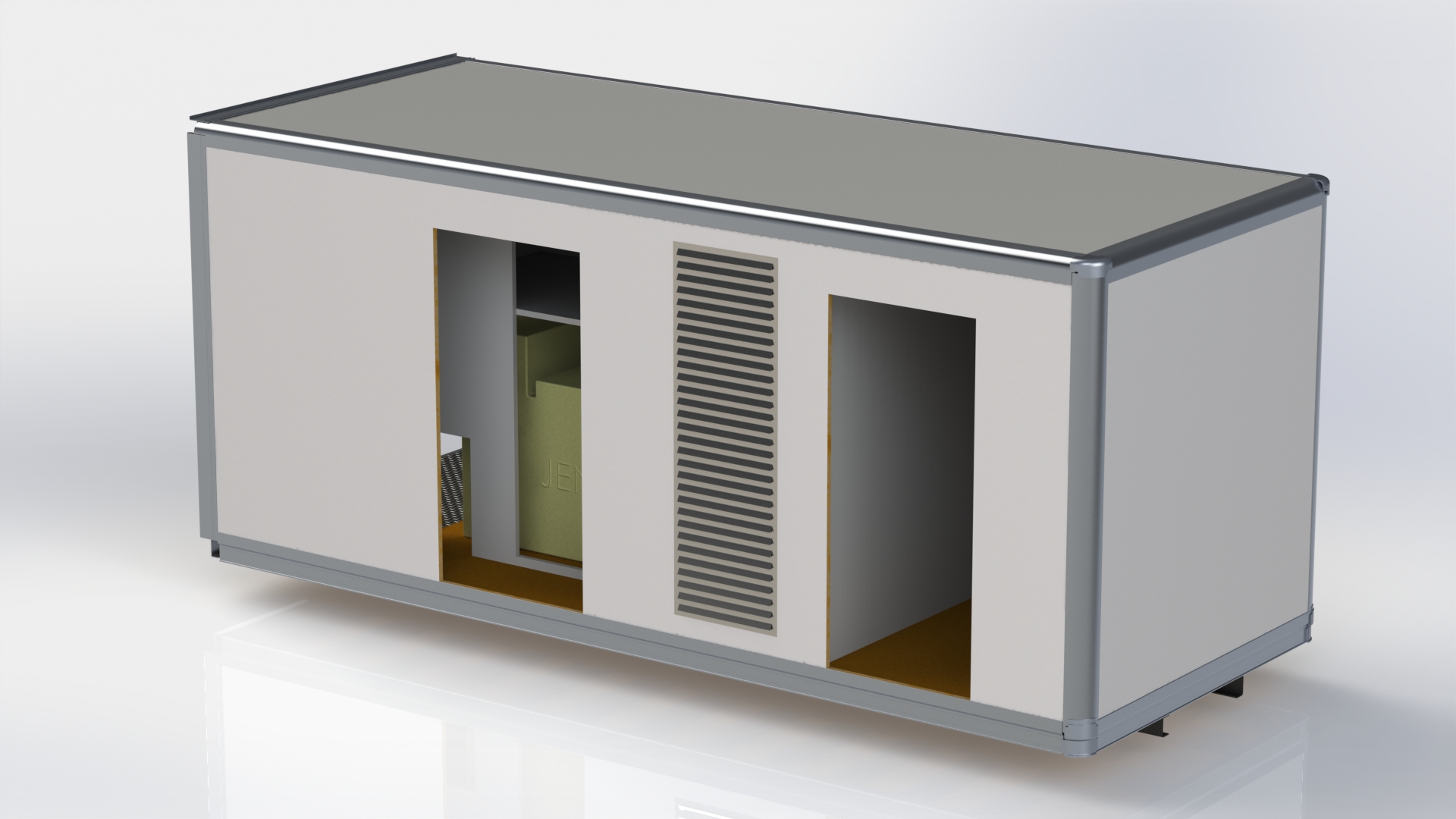36-发电机用卡车 3d模型图纸