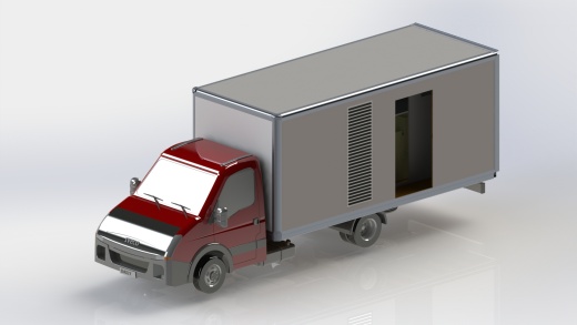 36-发电机用卡车 3d模型图纸缩略图