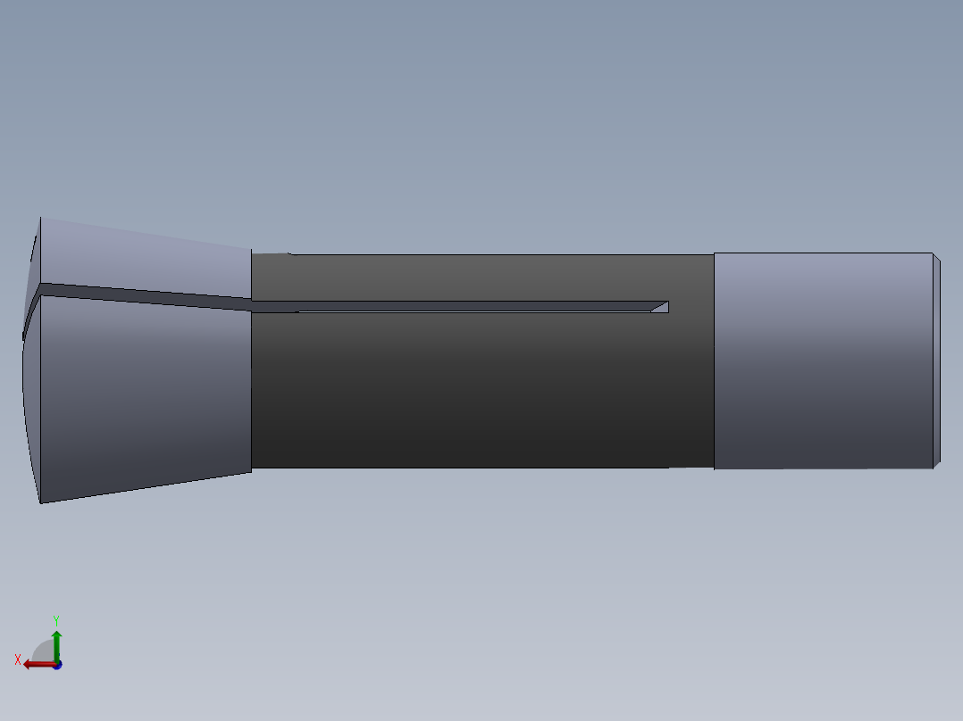 R8-夹头组-R8 COLLET 0.250.SLDPRT后视图