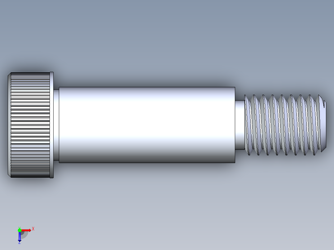 内六角螺螺栓-SB 0.500-13 x1.5俯视图