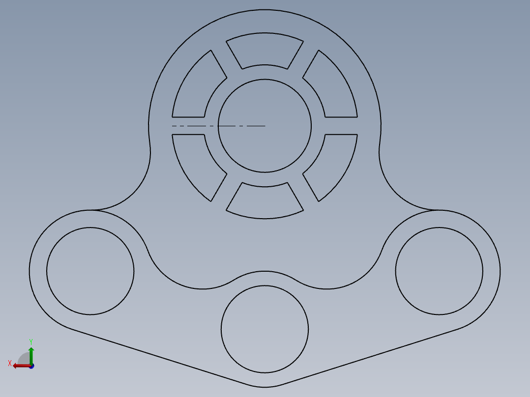 SW建模练习题-exercise 93后视图